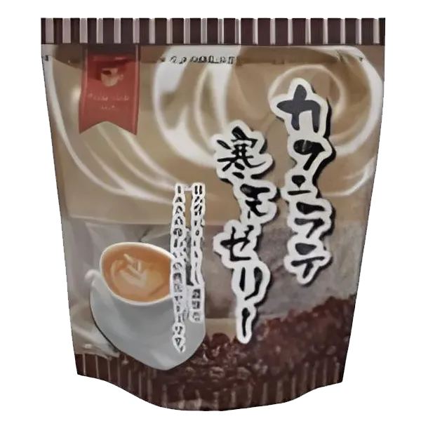 カフェラテ寒天ゼリー